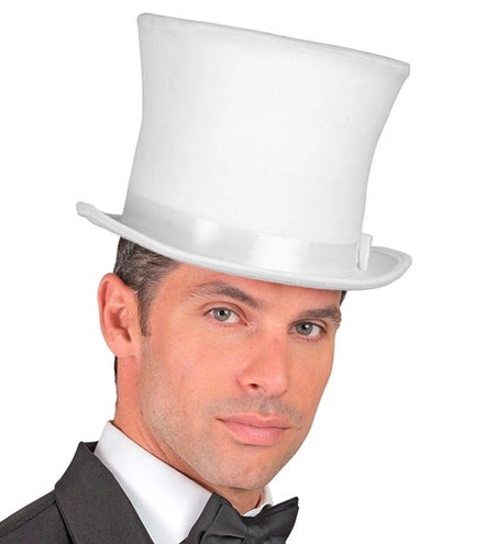 Widmann SRL Hoge hoed wit Gijs top kwaliteit