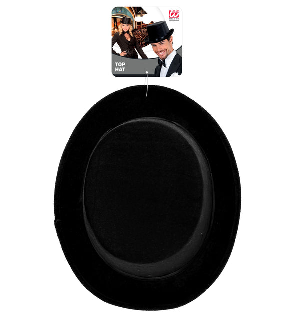 Widmann SRL hoge hoed zwart fluweel