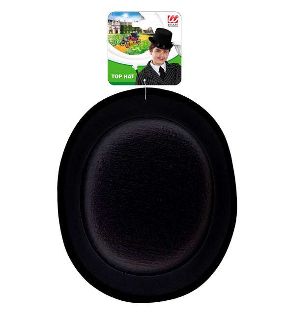 Widmann SRL Hoge hoed zwart kind