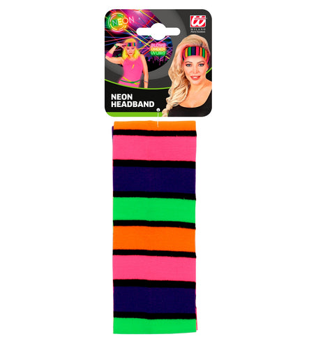 Widmann SRL Hoofdband 80's neon