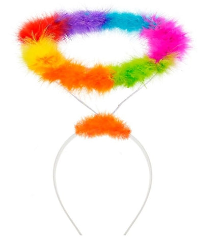 Widmann SRL Hoofdband halo engel regenboog Joep