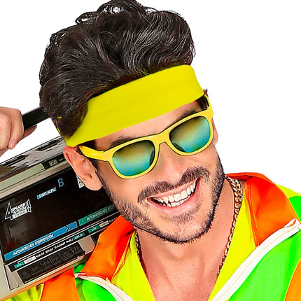 Widmann SRL Hoofdband neon geel