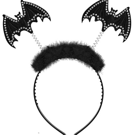 Widmann SRL Hoofdband vleermuis strass Anouk