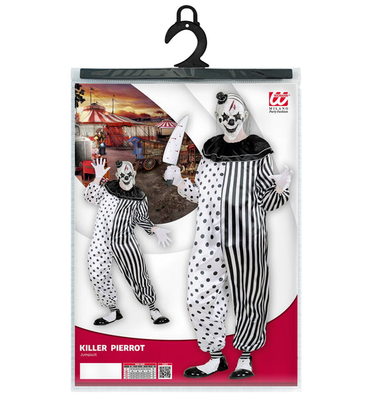 Widmann SRL Horror pierrot pak heren