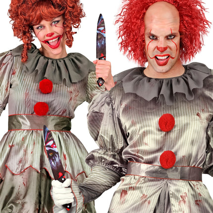 Widmann SRL Horrorclown mes met bloed