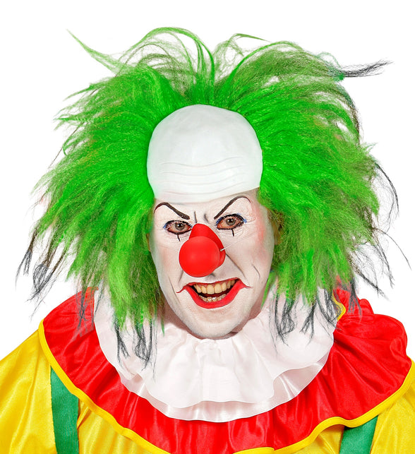 Widmann SRL Horrorclown pruik groen