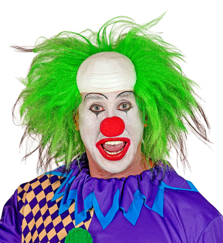 Widmann SRL Horrorclown pruik groen
