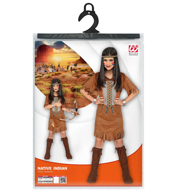 Widmann SRL Indianen jurk meisje