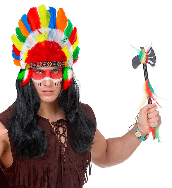 Widmann SRL Indianentooi veren meerkleurig