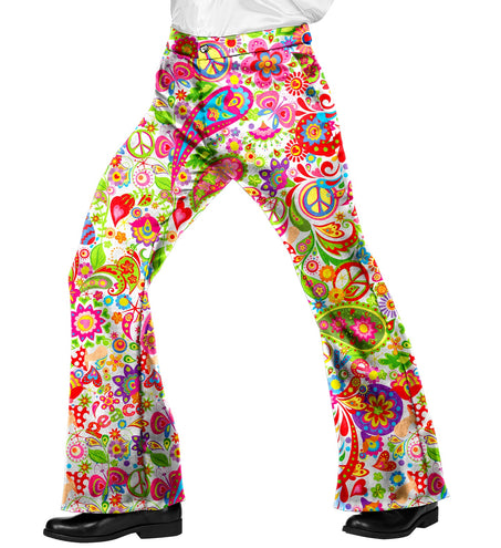 Widmann SRL Jaren 70 broek peace party heren