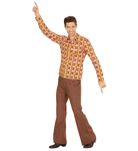 Widmann SRL Jaren 70 disco hemd Groovy