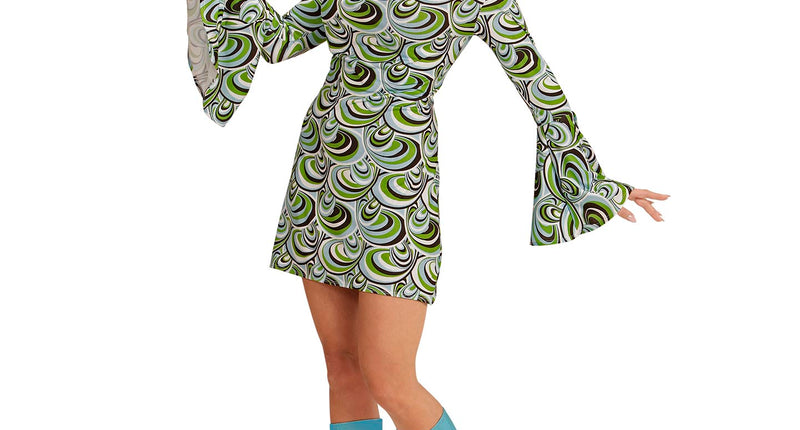 Widmann SRL Jaren 70 jurkje groovy waves