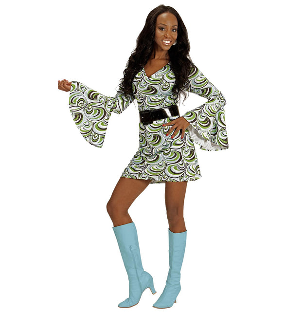 Widmann SRL Jaren 70 jurkje groovy waves