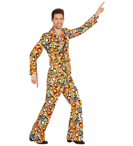 Widmann SRL Jaren 70 kostuum groovy cirkels