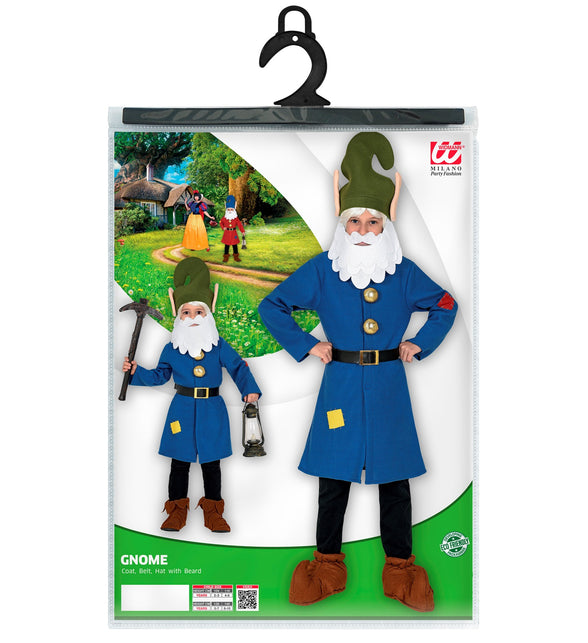 Widmann SRL Kabouter pak blauw kinderen