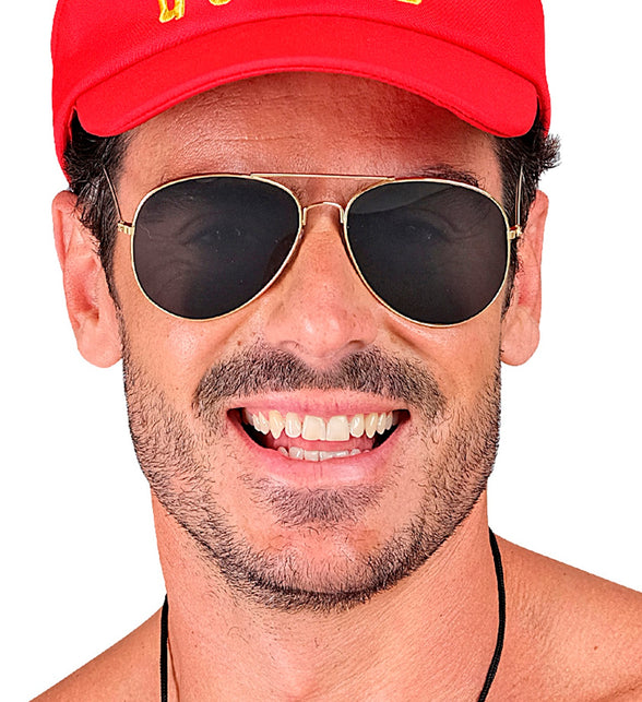 Widmann SRL Karakterbril met zwarte glazen