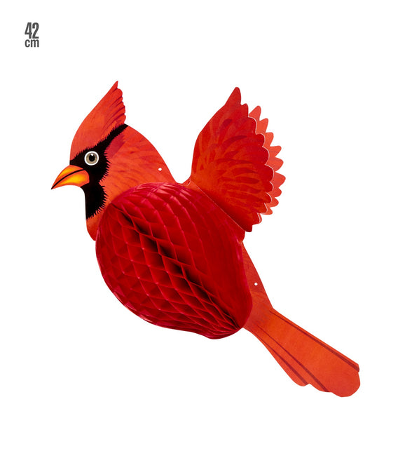 Widmann SRL Kardinaal vogel decoratie