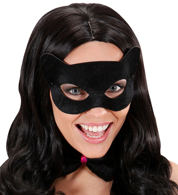 Widmann SRL Katten oogmasker zwart Lucy