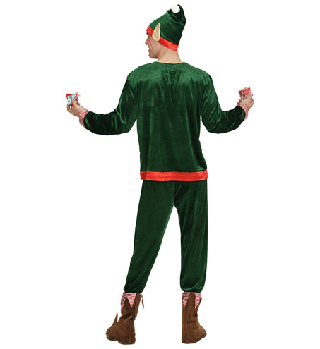 Widmann SRL Kerstman elf pak voor volwassenen