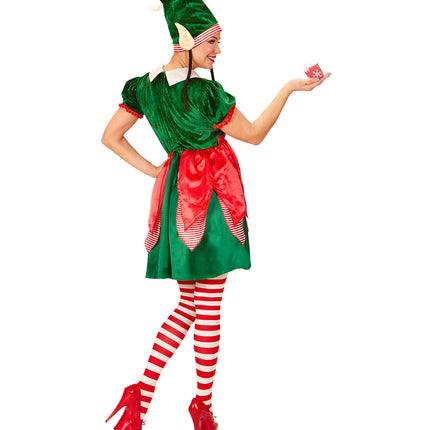 Widmann SRL Kerstmannen hulpje Elf pak met oortjes