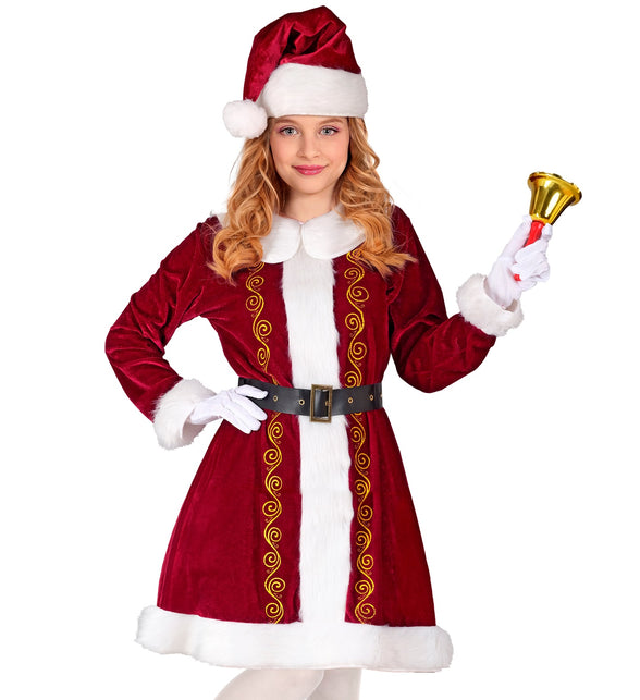 Widmann SRL Kerstvrouw jurkje Claus kinderen