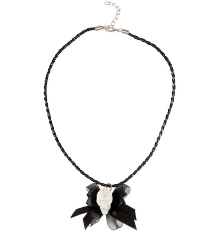 Widmann SRL Ketting met glitter schedel
