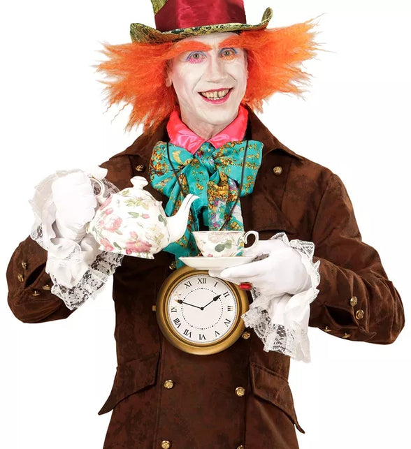 Widmann SRL Ketting met grote klok 20cm Thomas