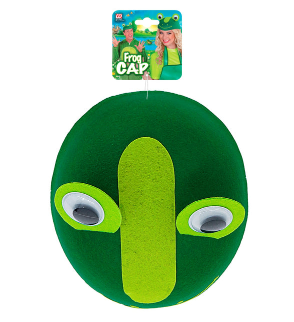 Widmann SRL Kikker hoed grote ogen