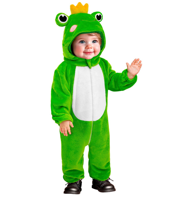 Widmann SRL Kikker kostuum pluche fluweel Froggy