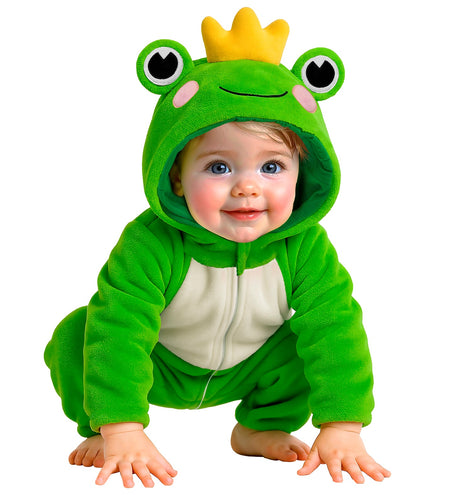 Widmann SRL Kikker kostuum pluche fluweel Froggy