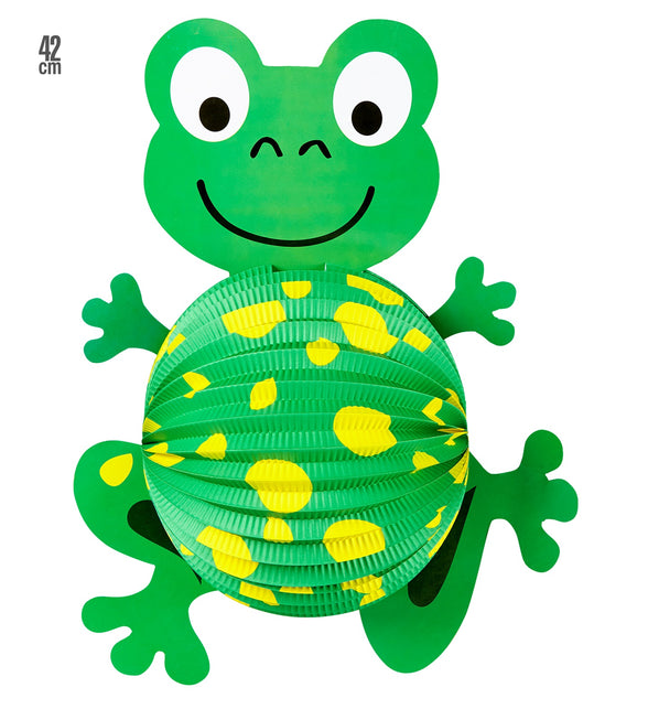 Widmann SRL Kikker lampion als decoratie