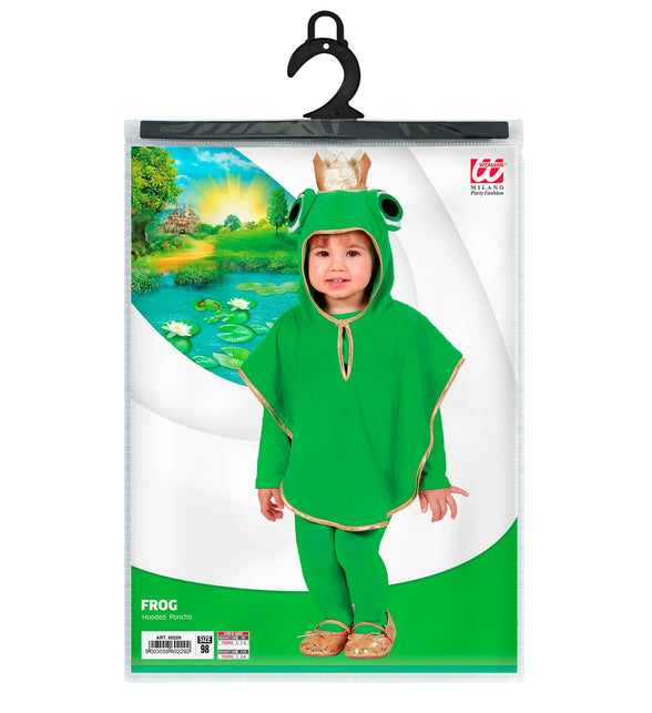Widmann SRL Kikker poncho kinderen