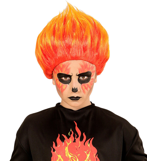Widmann SRL Kinder Pruik Vlammend Vuur