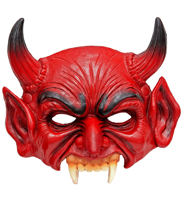 Widmann SRL Kinloos masker duivel rood