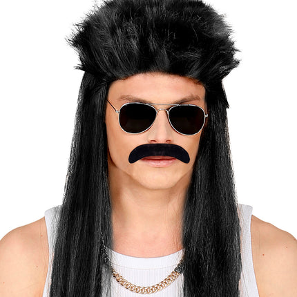 Widmann SRL Klassieke nep snor zwart