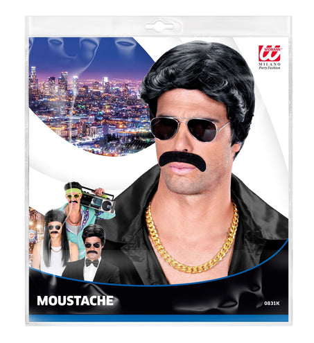 Widmann SRL Klassieke nep snor zwart