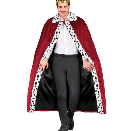 Widmann SRL Koningsmantel bordeaux rood 140cm