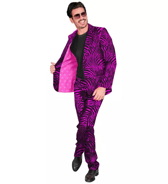 Widmann SRL Kostuum dierenprint roze