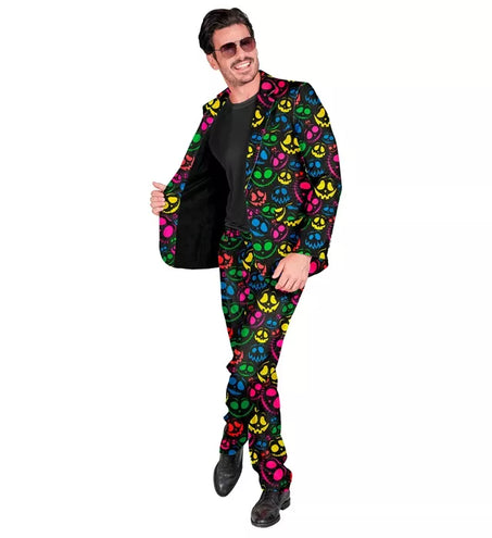 Widmann SRL Kostuum neon geesten Halloween