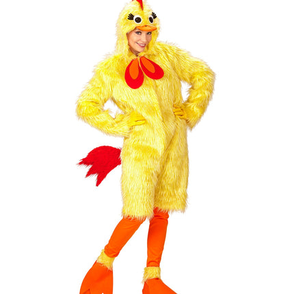 Widmann SRL Kuiken pak volwassenen pluche