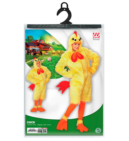 Widmann SRL Kuiken pak volwassenen pluche