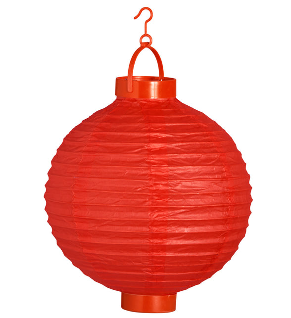 Widmann SRL Lampion Met Licht 30Cm Rood