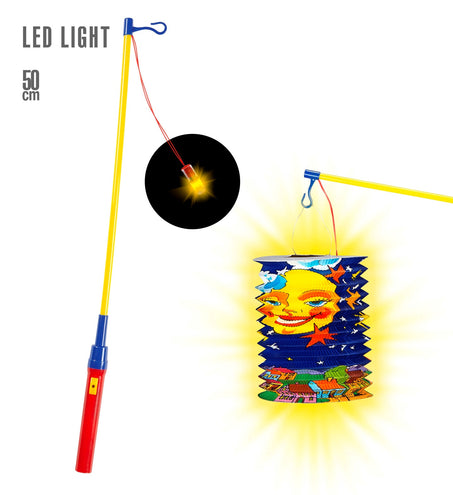 Widmann SRL Lampionnen stokje en lichtje