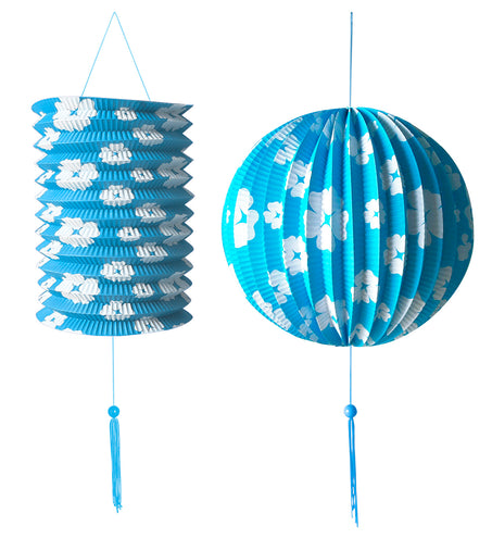 Widmann SRL Lampionnenset blauw