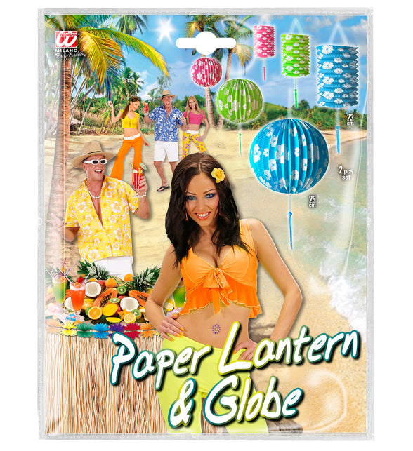 Widmann SRL Lampionnenset blauw