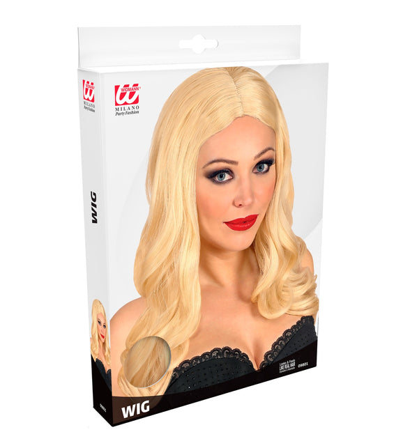 Widmann SRL Lange pruik blond roxy