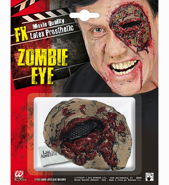 Widmann SRL Latex zombie oog wond