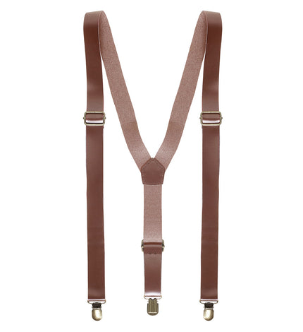 Widmann SRL Lederlook bretels voor party's