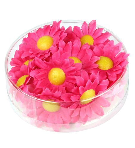 Widmann SRL Madeliefjes decoratieve bloemen  Roze/fuchsia
