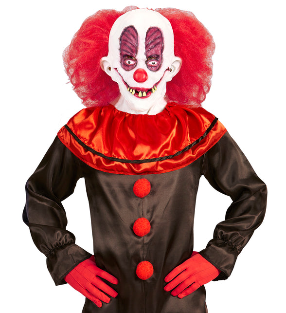 Widmann SRL Masker clown bassie met haren